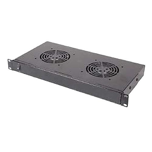 1U 19 Inch Rack Fan Tray, 2 Fans, 170mm