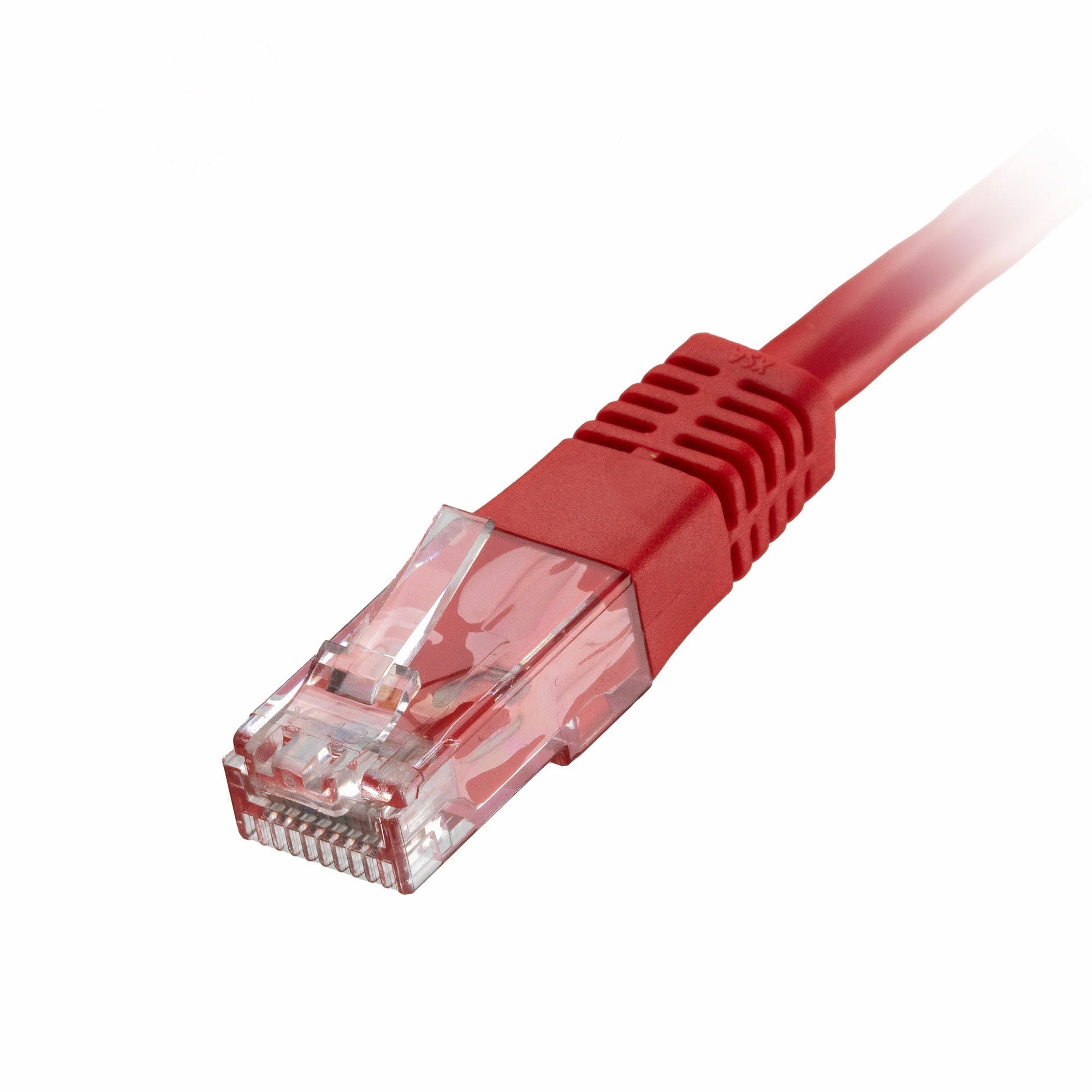 0.3m Red CAT6 RJ45 U/UTP 24AWG Network Patch Leads PoE++