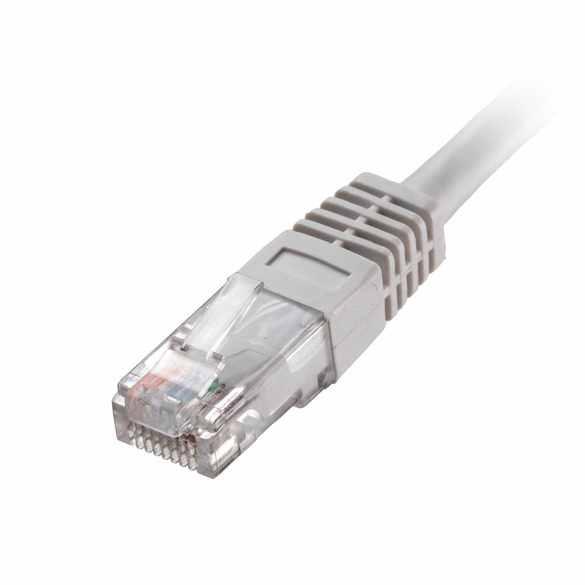 0.3m White CAT6 RJ45 U/UTP 24AWG Network Patch Leads PoE++