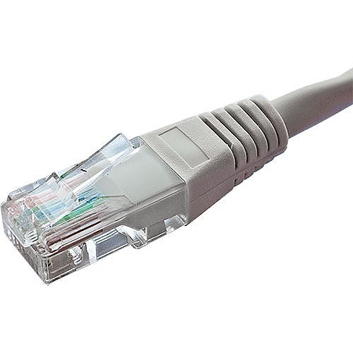 0.3m Cat5e Ethernet Cable Grey U/UTP PVC 26AWG