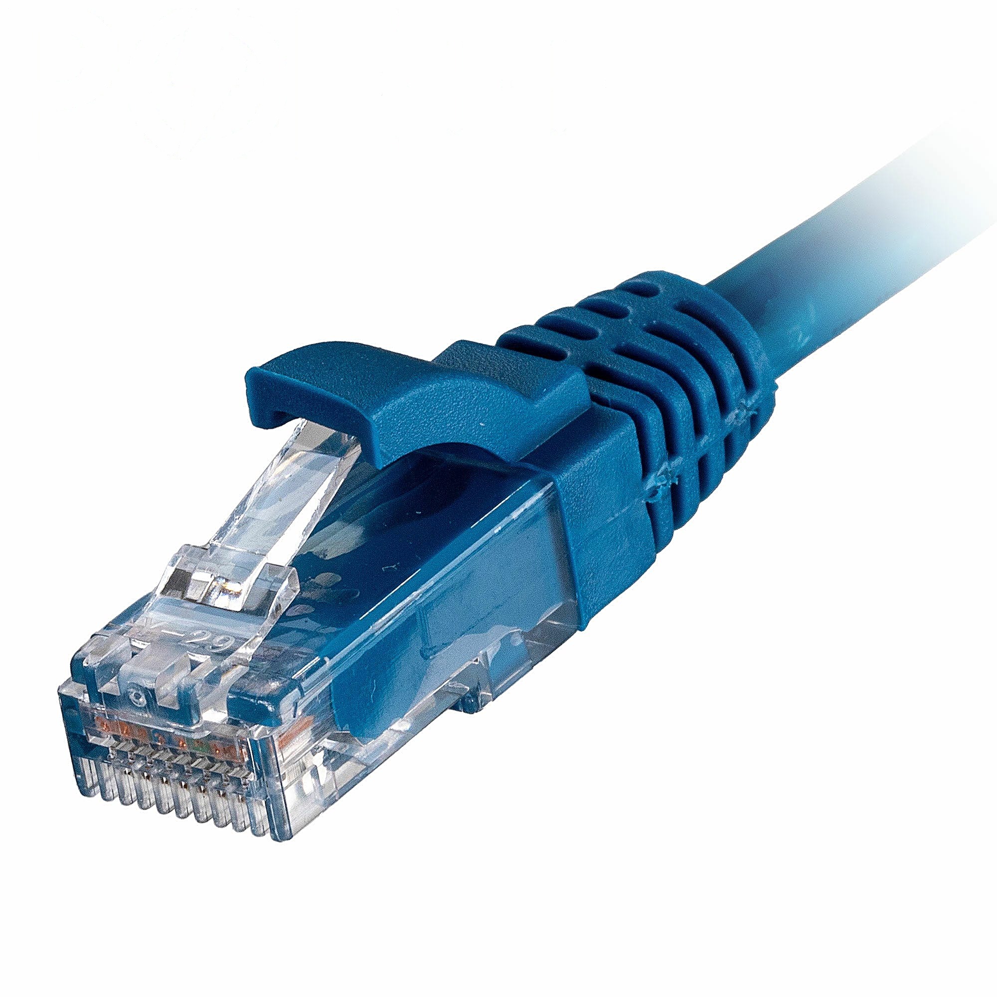 0.3m Cat6 Ethernet Cable Blue U/UTP LSOH 24AWG Snagless