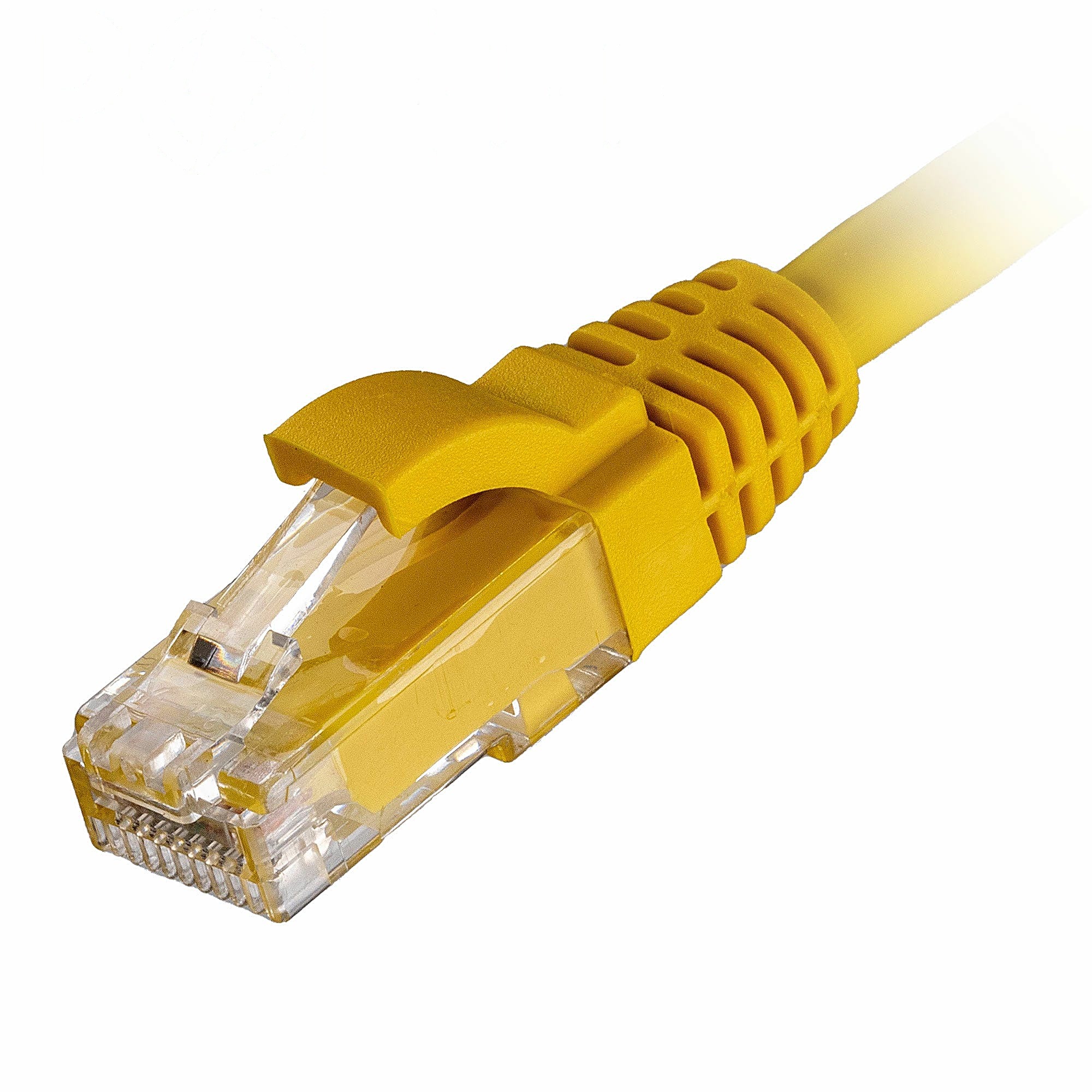 0.3m Cat6 Ethernet Cable Yellow U/UTP LSOH 24AWG Snagless