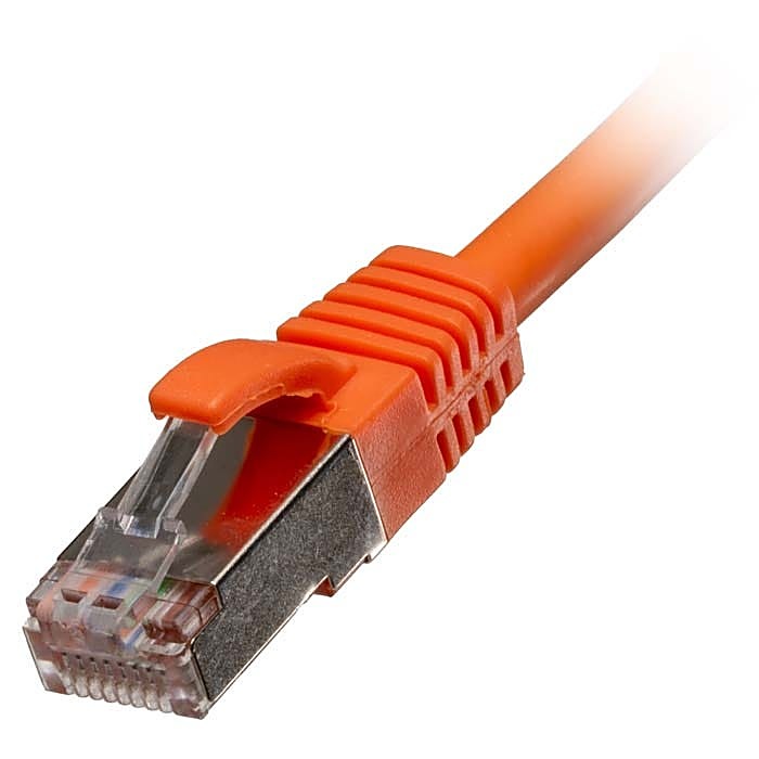 100x 2m Cat6a Patch Cable Orange S/FTP LSOH 26AWG Snagless