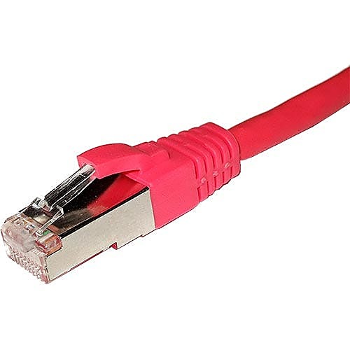 0.5m Cat6 Ethernet Cable Red F/UTP LSOH 26AWG Snagless