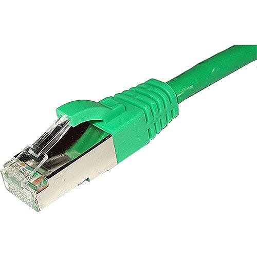 0.5m Cat6 Ethernet Cable Green F/UTP LSOH 26AWG Snagless