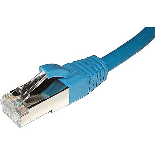 0.5m Cat6 Ethernet Cable Blue F/UTP LSOH 26AWG Snagless