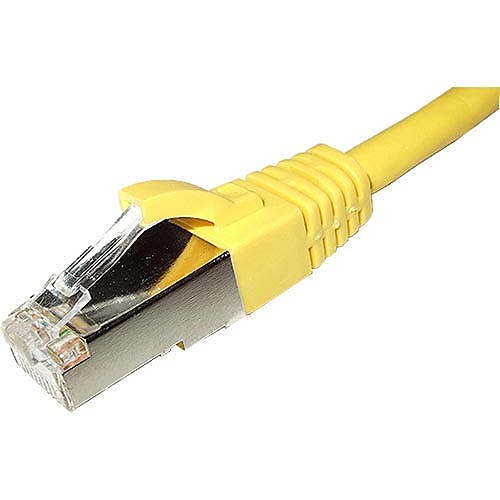 2m Cat5e Ethernet Cable Yellow U/UTP PVC 24AWG
