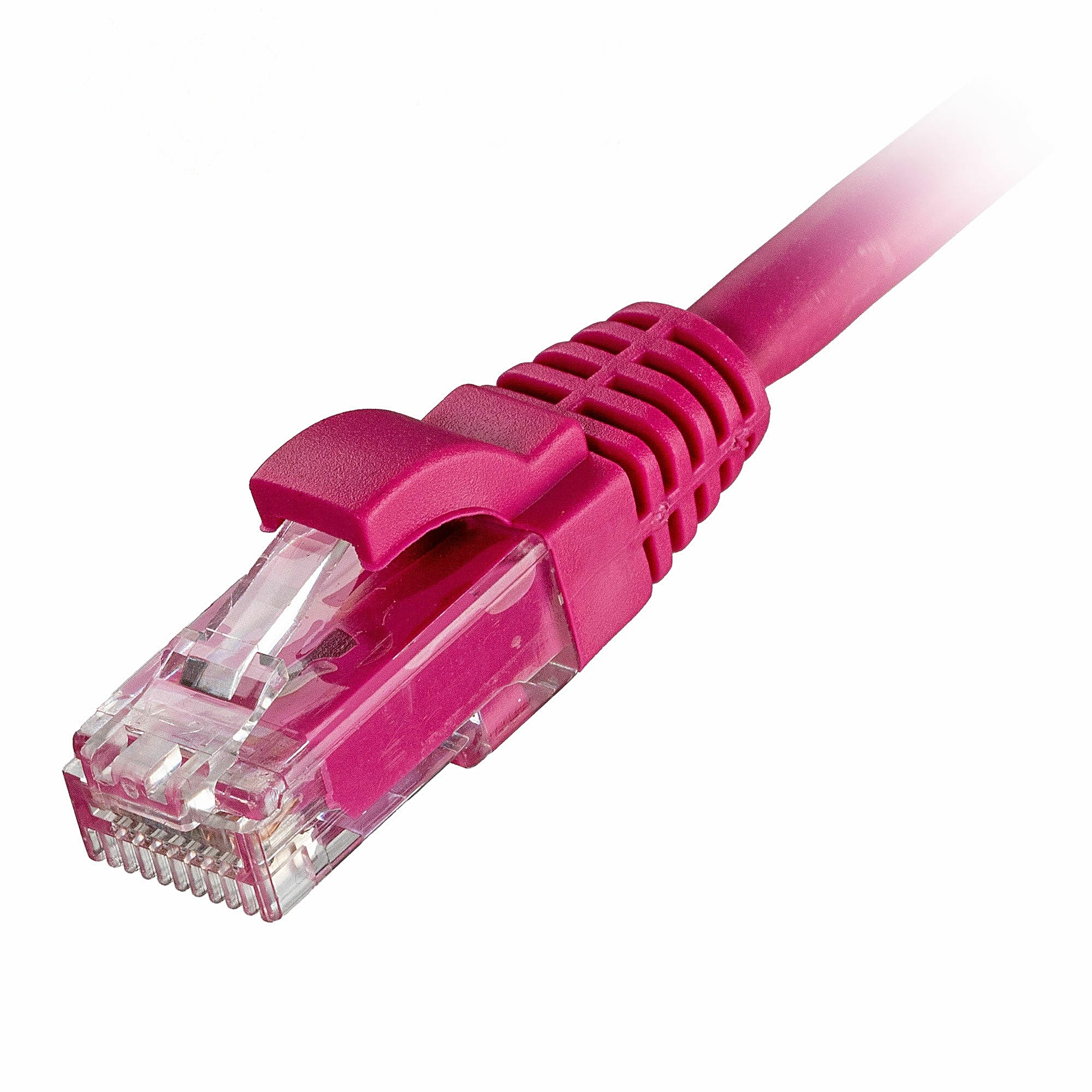 0.3m Cat6 Ethernet Cable Pink U/UTP LSOH 24AWG Snagless