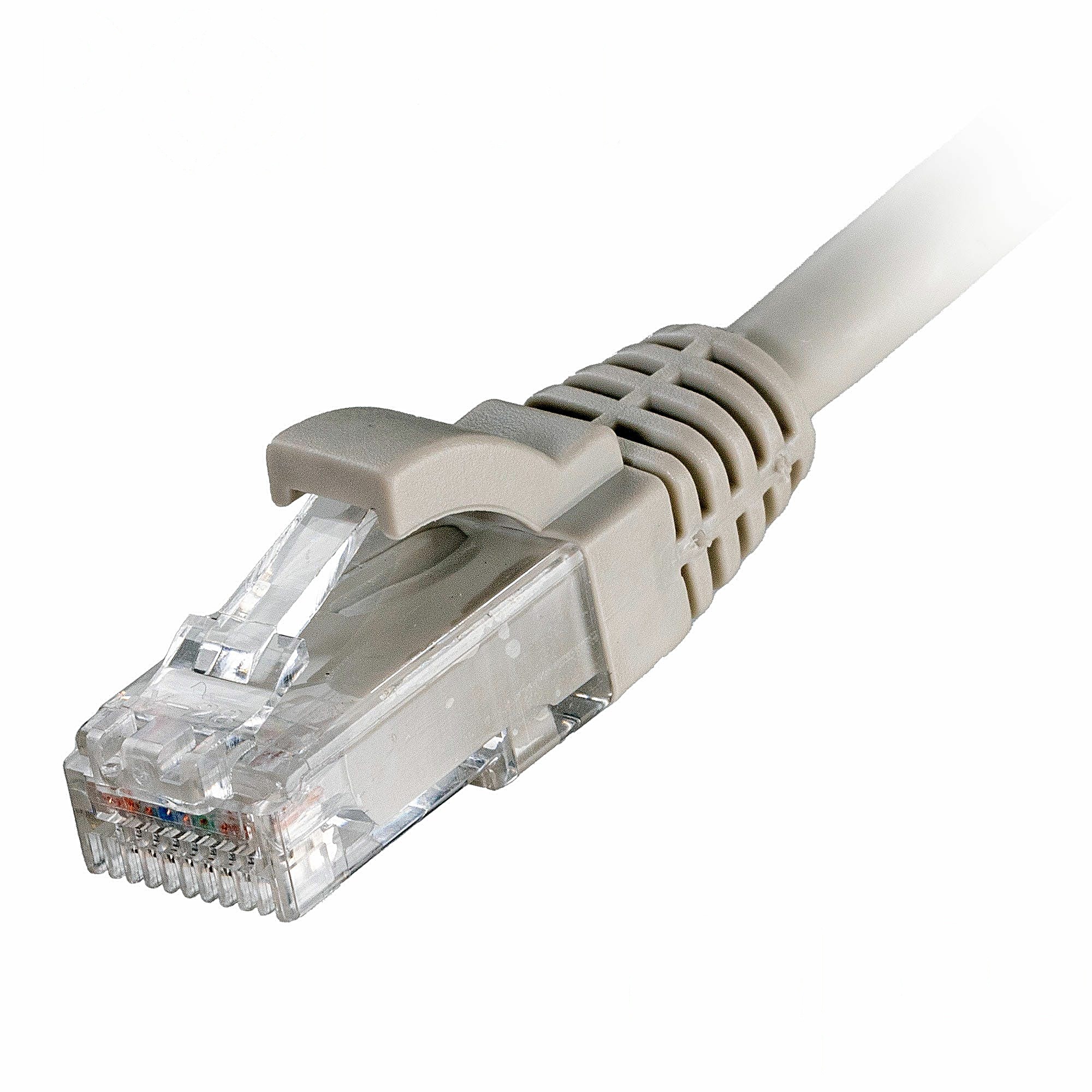 100x 1m Cat6 Patch Cable Grey U/UTP LSOH 24AWG Snagless