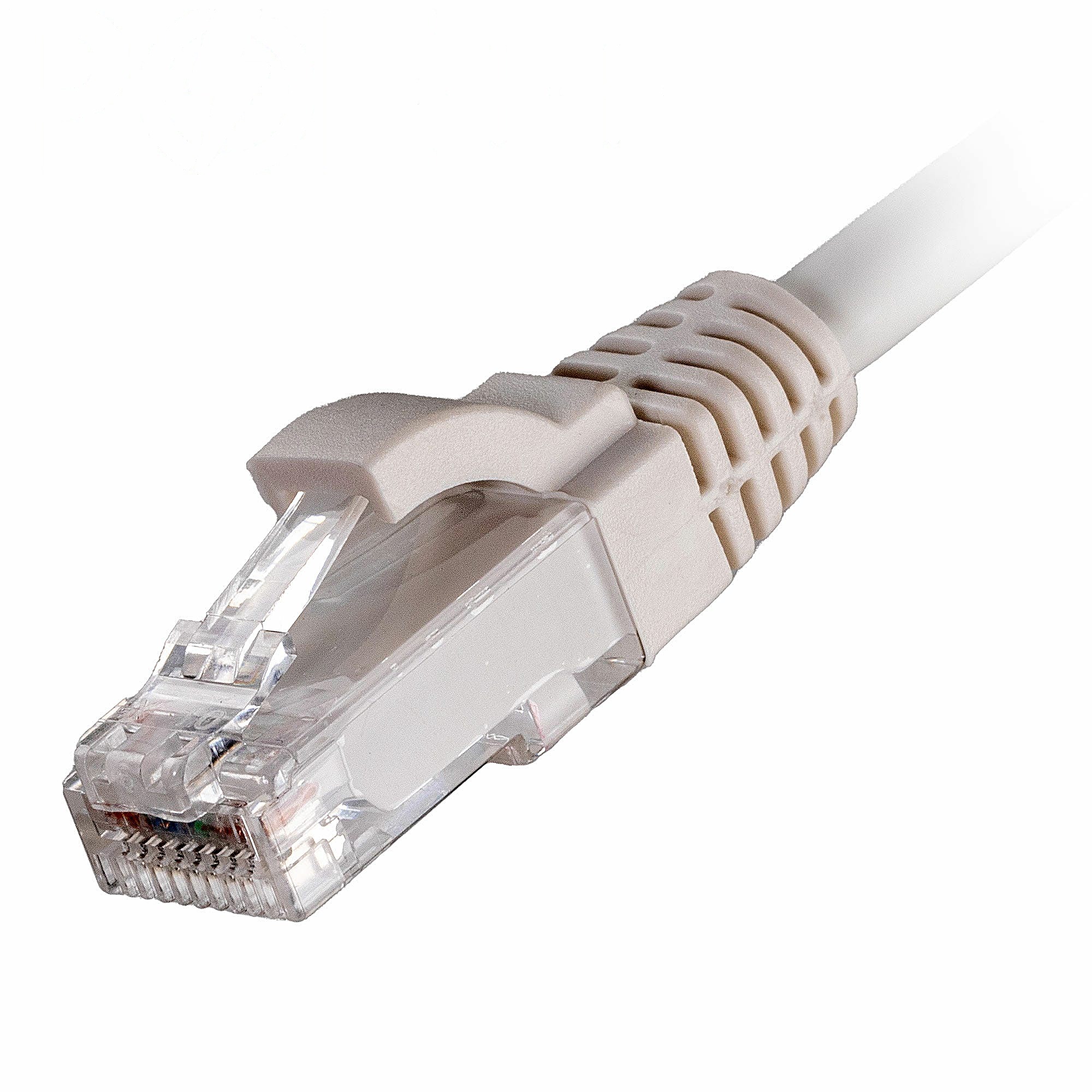 0.3m Cat6 Ethernet Cable White U/UTP LSOH 24AWG Snagless