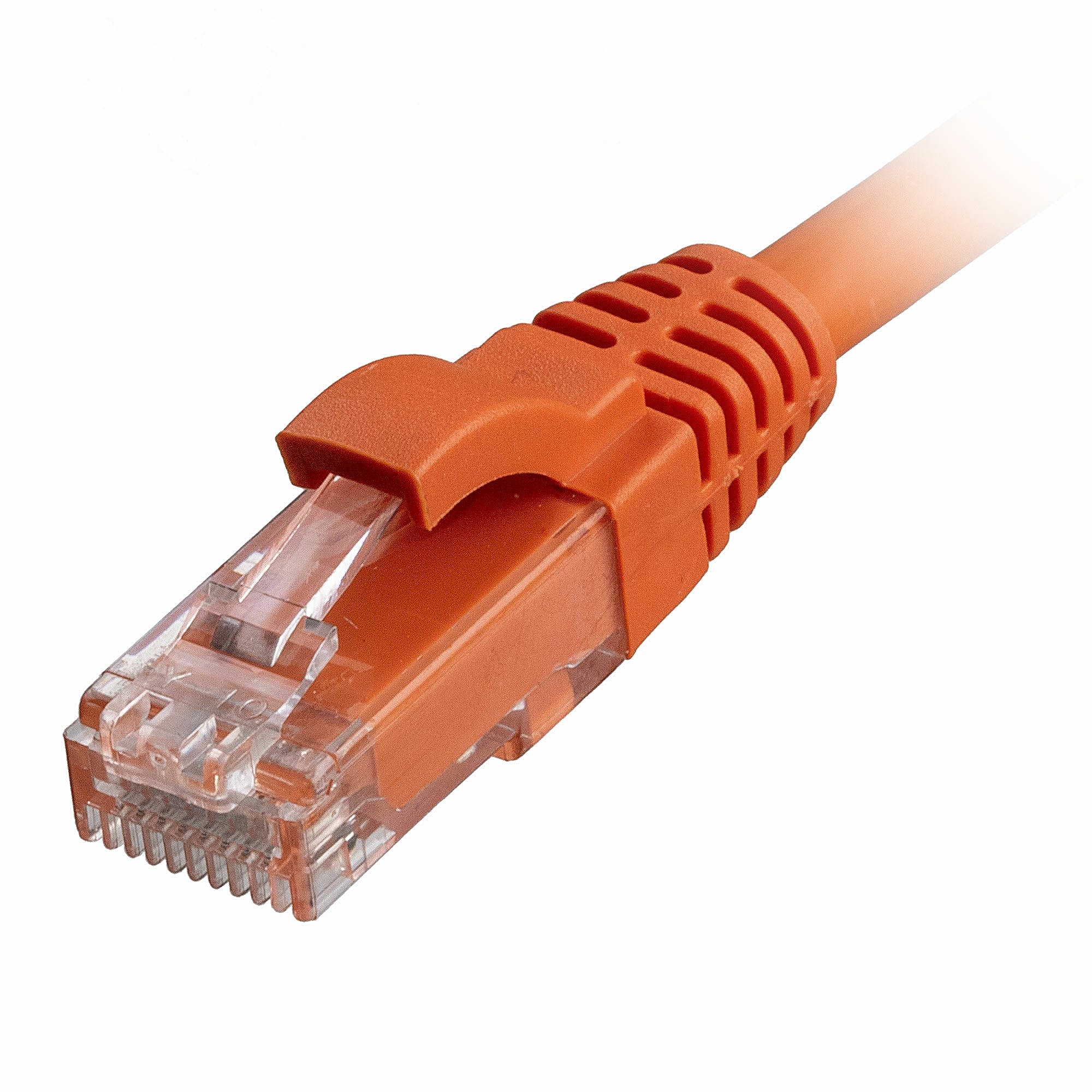 0.3m Cat6 Ethernet Cable Orange U/UTP LSOH 24AWG Snagless