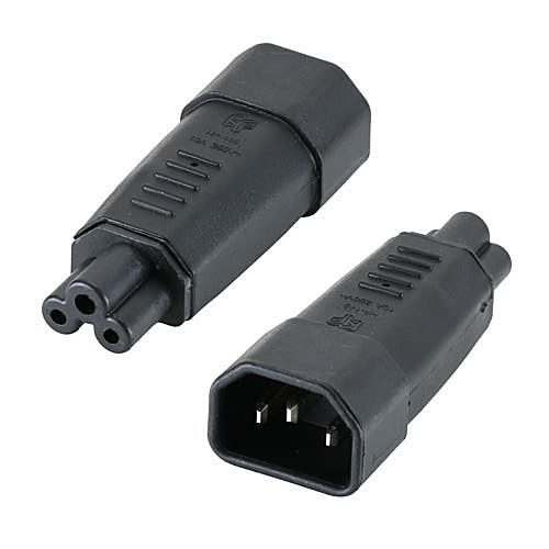 IEC C14 to C5 Power Adapter