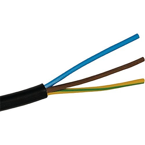 100m 3 Core 1.5mm Flexible Mains Cable LSZH Black