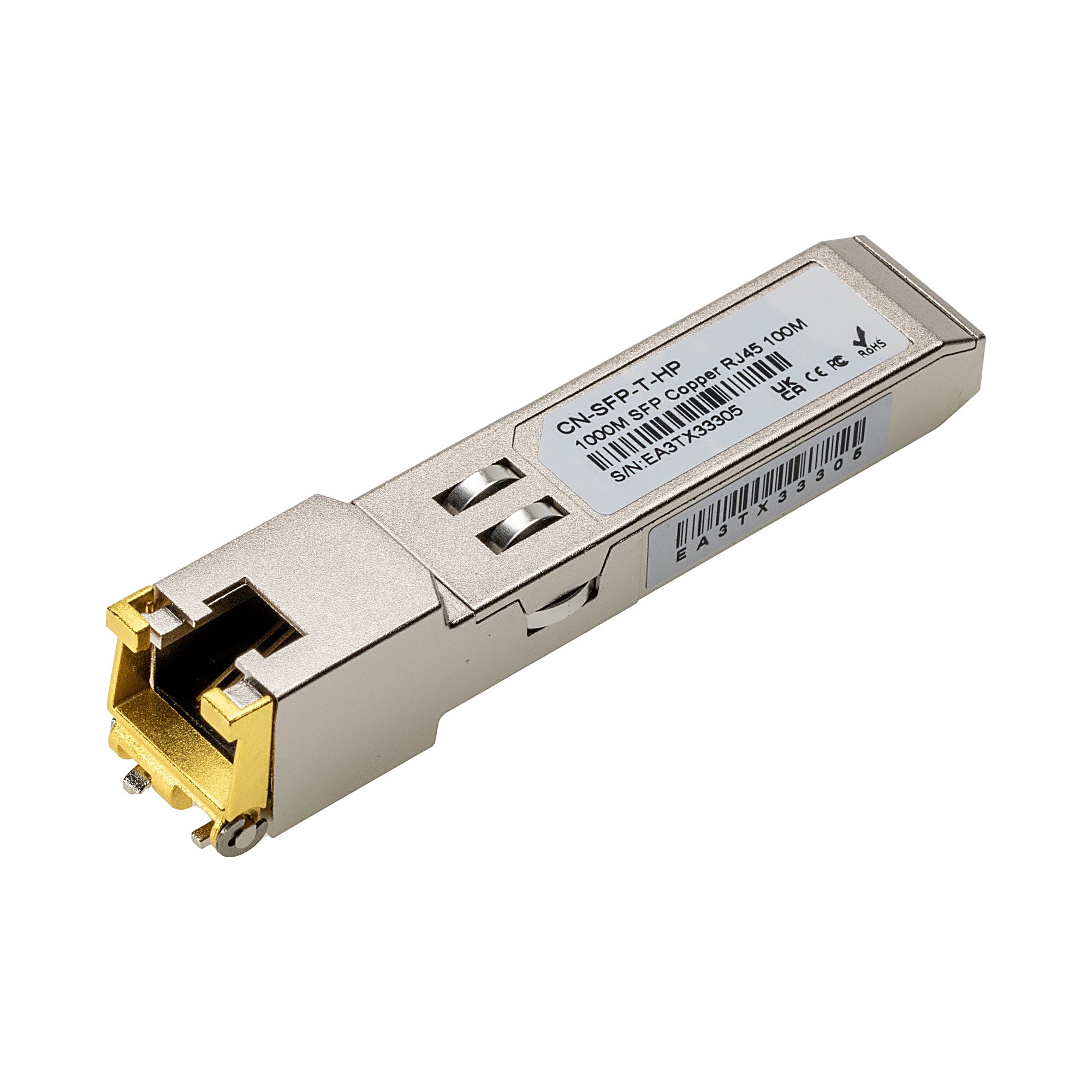 1000BASE-T SFP RJ45 Copper Module 100m, HPE Aruba Compatible