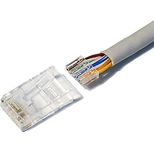 Cat6 UTP RJ45 Plugs for Stranded Cable, 2 Piece, 50 Pack