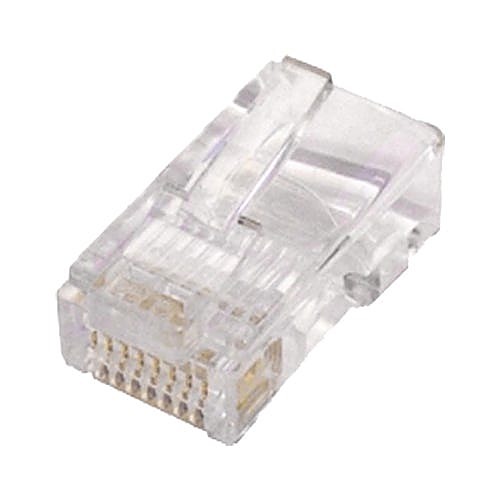 Cat6 UTP RJ45 Crimp Plugs, Solid or Stranded, 50 Pack