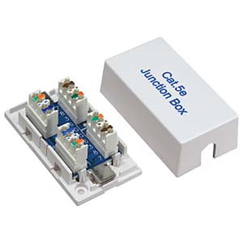 Cat5e Punch Down Inline Coupler for Solid Cable