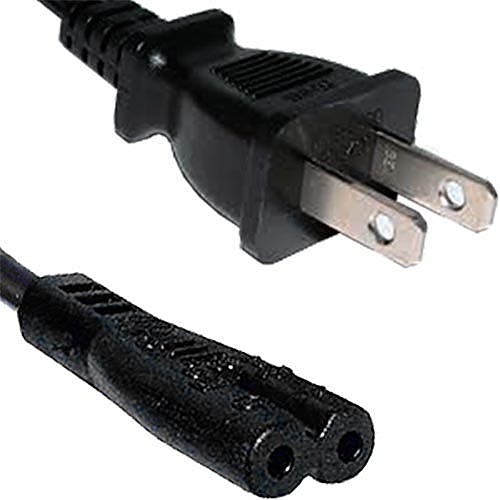 2m US 2 Pin to C7 Figure 8 Power Cable Black PVC