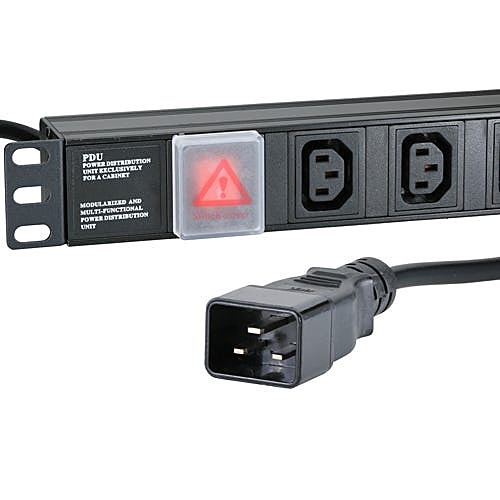 8 Way C13 Rack PDU, Vertical, C20 Plug 3m