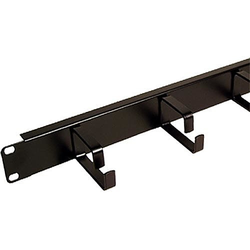 1U Cable Management Panel 5 Ring 65mm Black
