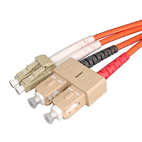 5m OM1 LC to SC Fibre Optic Cable Multimode 62.5/125 Orange