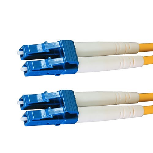 4m OS2 LC to LC Fibre Optic Cable Single Mode 9/125 Yellow