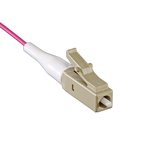 1m OM4 LC Fibre Pigtail Violet