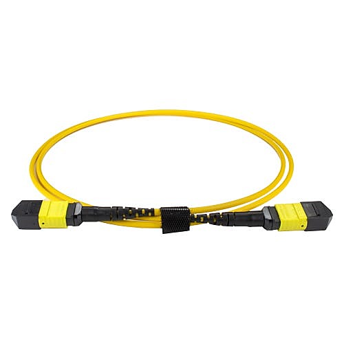 3m OS2 MPO 12 Fibre Trunk Cable Yellow