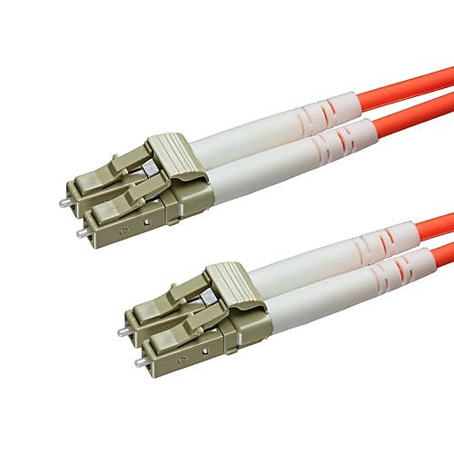 7m OM3 LC to LC Fibre Optic Cable Multimode 50/125 Orange