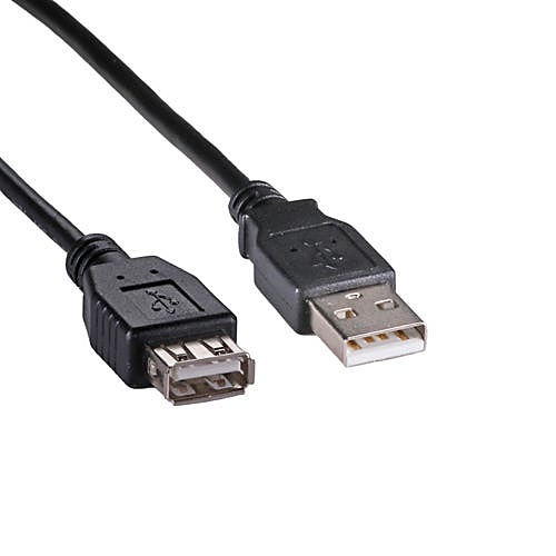 3m USB 2.0 Extension Cable A Male to Female Black