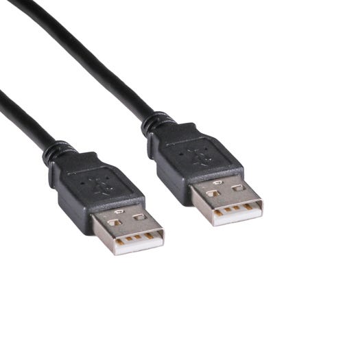 2m USB 2.0 A to A Cable High Speed Data Transfer Black