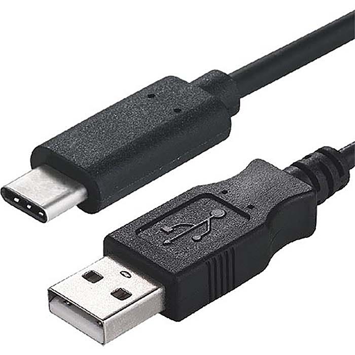 3m USB-C to USB-A Cable USB 2.0 Black, USB-IF Certified