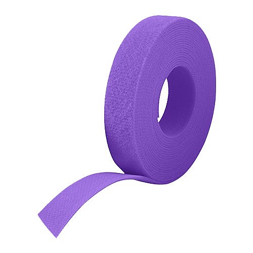 VELCRO Brand ONE-WRAP Tape 10mm x 25m Purple