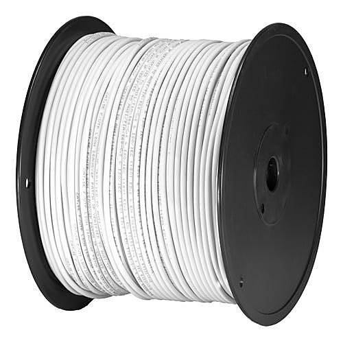 305m CAT5e Network Cable White U/UTP PVC Stranded 24AWG