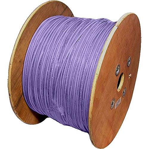 500m CAT5e Network Cable Violet U/UTP LSZH Stranded 24AWG