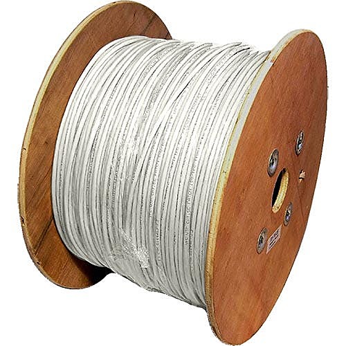 500m CAT5e Network Cable White U/UTP PVC Stranded 24AWG