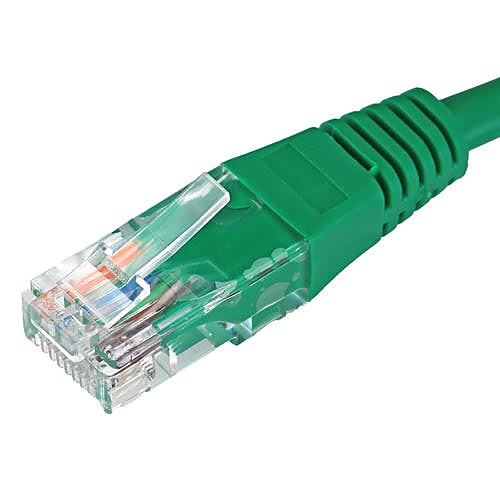 0.3m Cat5e Ethernet Cable Green U/UTP PVC 26AWG