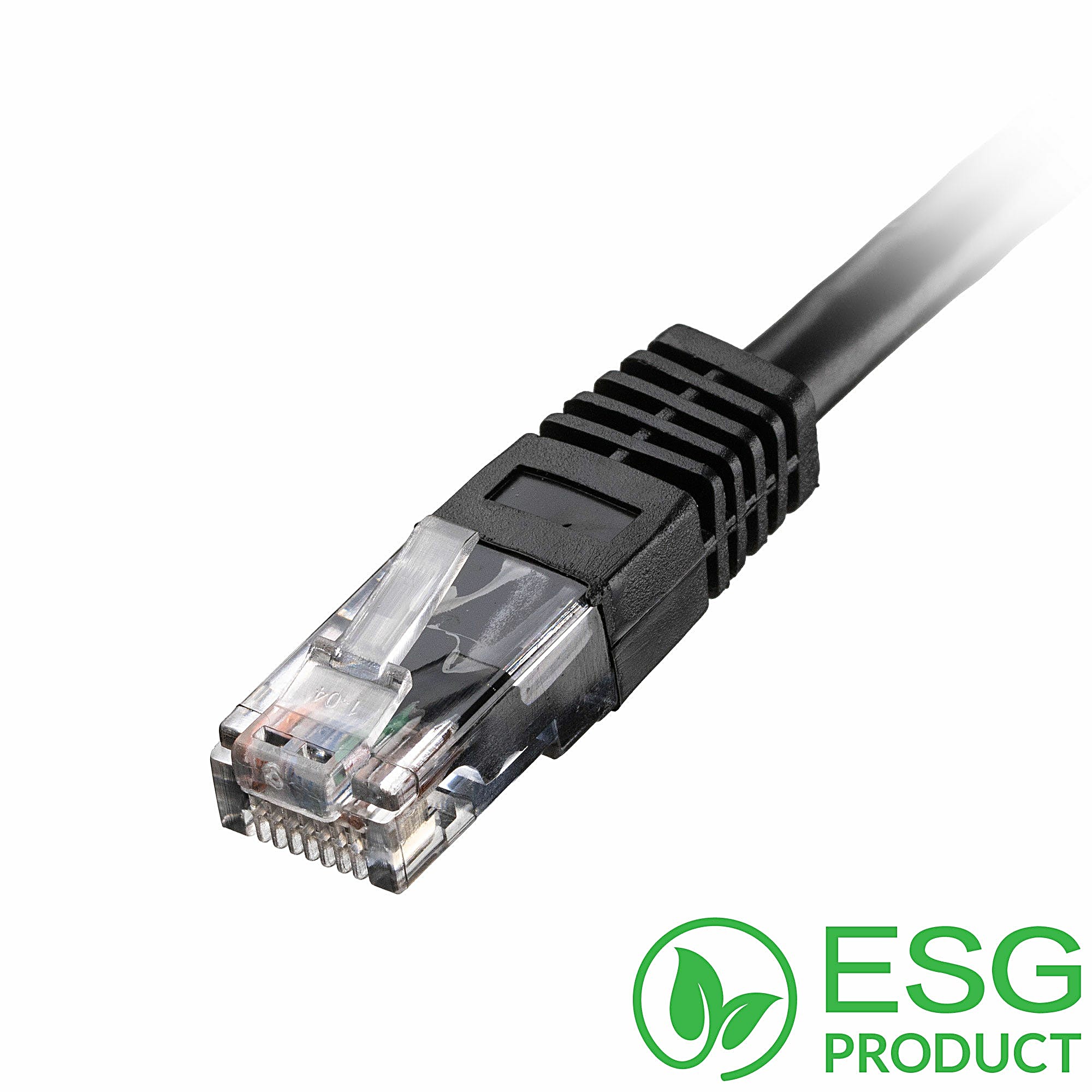 100x 5m Cat5e Patch Cable Black U/UTP PVC 26AWG