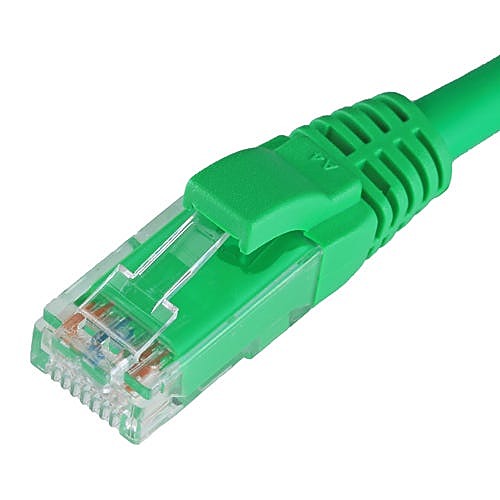 0.5m Cat5e Ethernet Cable Green U/UTP LSOH 26AWG Snagless