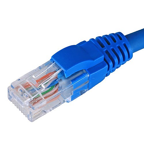 0.5m Cat5e Ethernet Cable Blue U/UTP LSOH 26AWG Snagless