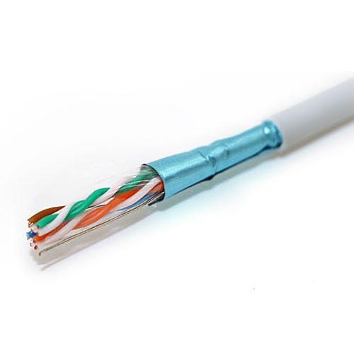 305m CAT6 Network Cable Grey F/UTP LSZH Solid 24AWG Dca