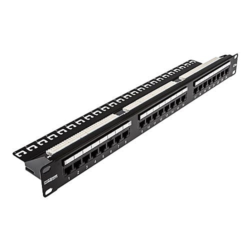 24 Port Cat5e Patch Panel 1U