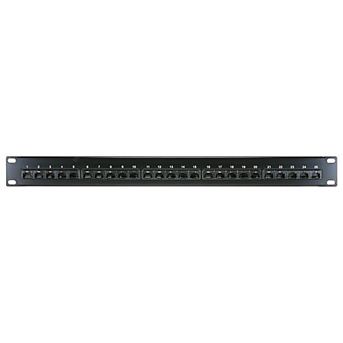 25 Port Voice Patch Panel 1U