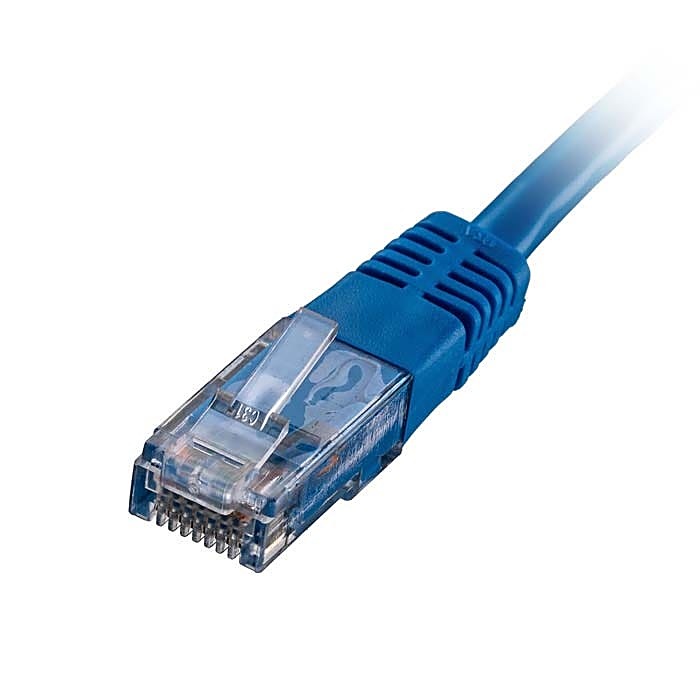 100x 3m Cat6 Patch Cable Blue U/UTP PVC 24AWG