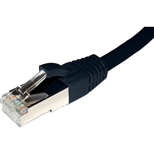40m Cat6a Outdoor Ethernet Cable Black F/FTP PE
