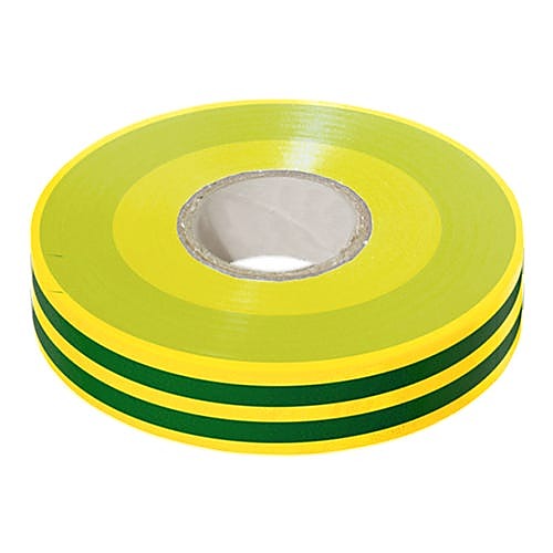 PVC Insulation Tape 19mm x 33m Green/Yellow