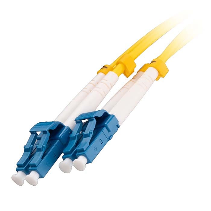 12x 5m OS2 LC to LC Fibre Patch Lead 9/125 Yellow