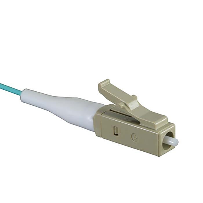 1m OM4 LC Fibre Pigtails Aqua, Pack of 12