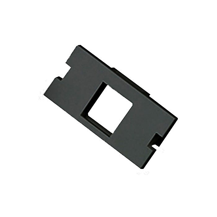 1 Port Keystone Euro Module 25 x 50mm Black
