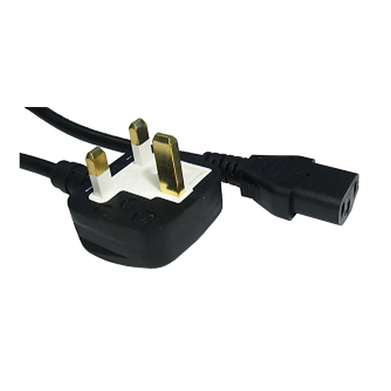 5m UK Mains to IEC C13 Lead 13 AMP Kettle Lead